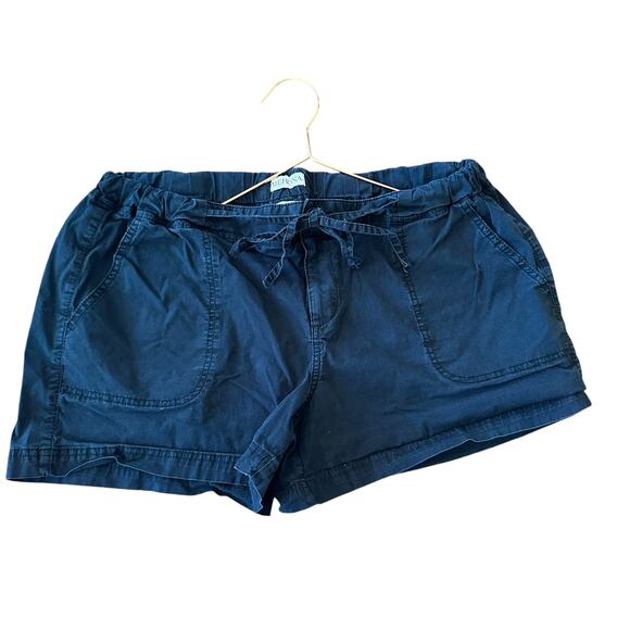 Merona Pants - Merona Navy Drawstring Shorts - Size XL - Gently Worn